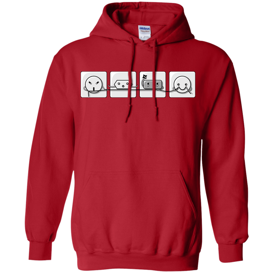 Sweatshirts Red / S Power Struggle Pullover Hoodie