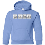 Sweatshirts Carolina Blue / YS Power Struggle Youth Hoodie