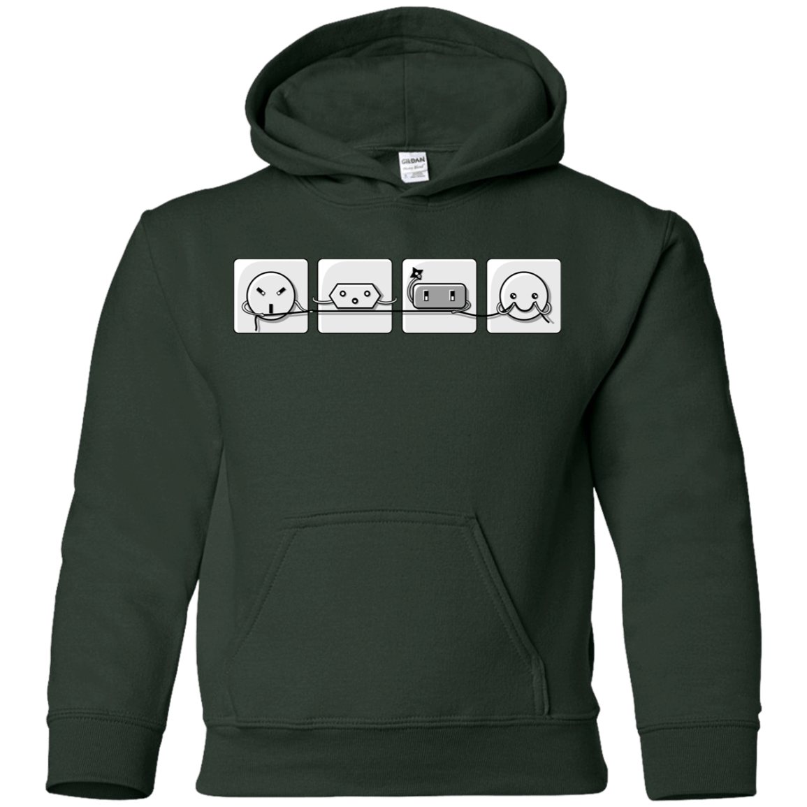 Sweatshirts Forest Green / YS Power Struggle Youth Hoodie