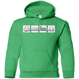 Sweatshirts Irish Green / YS Power Struggle Youth Hoodie