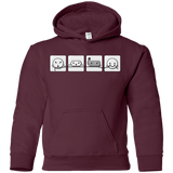 Sweatshirts Maroon / YS Power Struggle Youth Hoodie