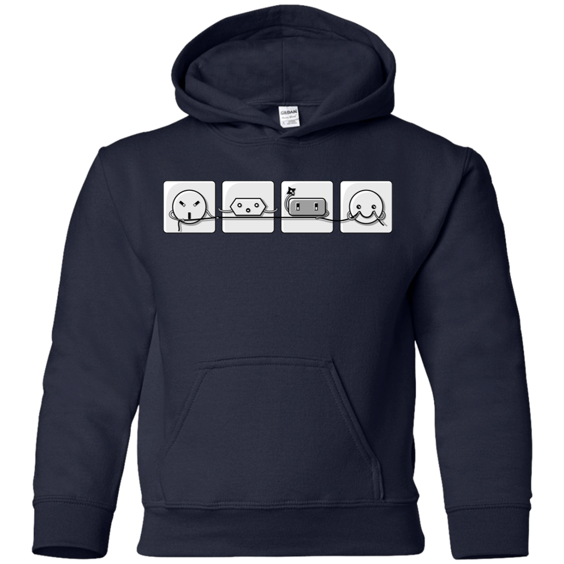 Sweatshirts Navy / YS Power Struggle Youth Hoodie