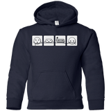 Sweatshirts Navy / YS Power Struggle Youth Hoodie