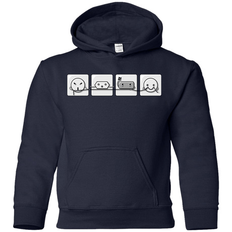 Sweatshirts Navy / YS Power Struggle Youth Hoodie