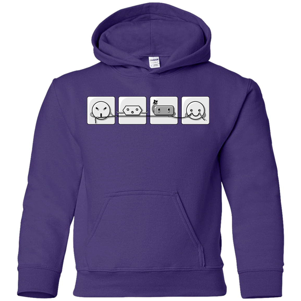 Sweatshirts Purple / YS Power Struggle Youth Hoodie