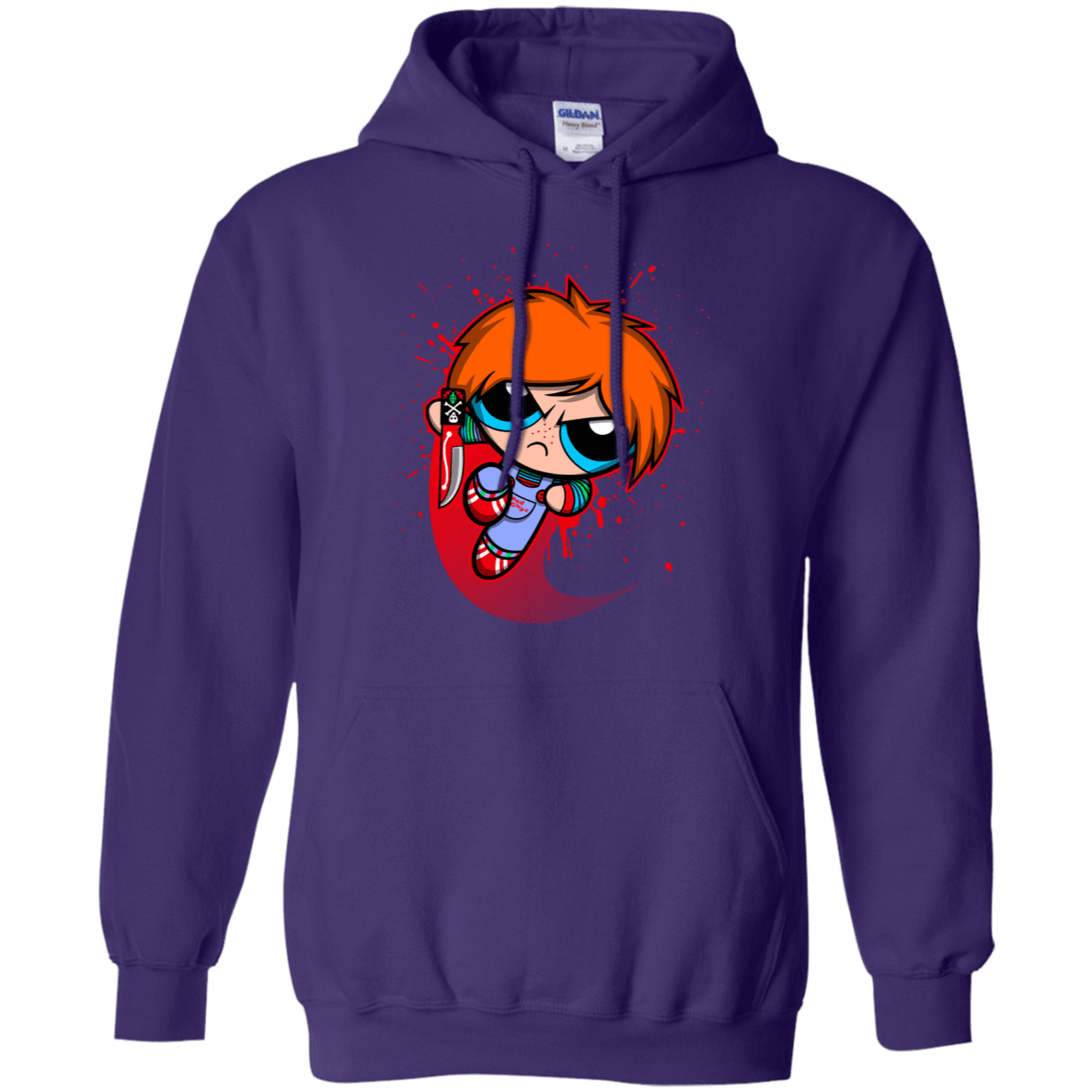 Sweatshirts Purple / S Powerchuck Toy Pullover Hoodie