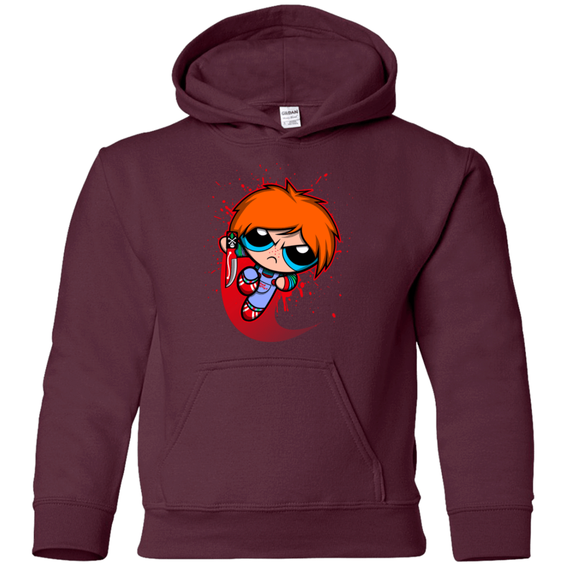 Sweatshirts Maroon / YS Powerchuck Toy Youth Hoodie