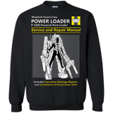 Sweatshirts Black / Small POWERLOADER SERVICE AND REPAIR MANUAL Crewneck Sweatshirt