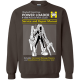 Sweatshirts Dark Chocolate / Small POWERLOADER SERVICE AND REPAIR MANUAL Crewneck Sweatshirt