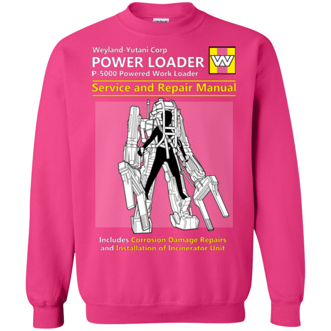 Sweatshirts Heliconia / Small POWERLOADER SERVICE AND REPAIR MANUAL Crewneck Sweatshirt