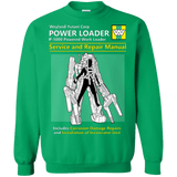 Sweatshirts Irish Green / Small POWERLOADER SERVICE AND REPAIR MANUAL Crewneck Sweatshirt