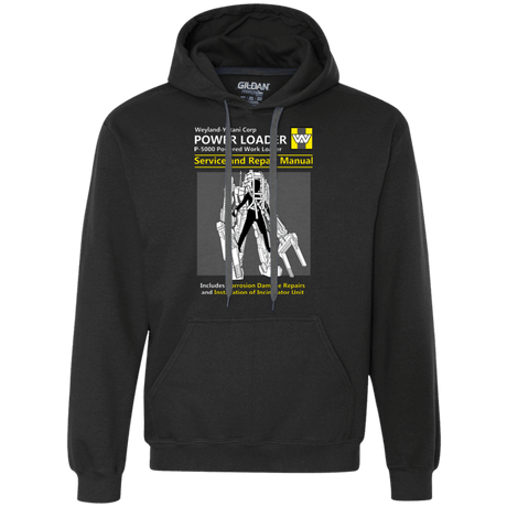 Sweatshirts Black / Small POWERLOADER SERVICE AND REPAIR MANUAL Premium Fleece Hoodie
