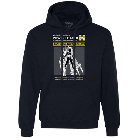 Sweatshirts Navy / Small POWERLOADER SERVICE AND REPAIR MANUAL Premium Fleece Hoodie
