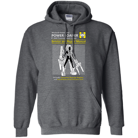 Sweatshirts Dark Heather / Small POWERLOADER SERVICE AND REPAIR MANUAL Pullover Hoodie