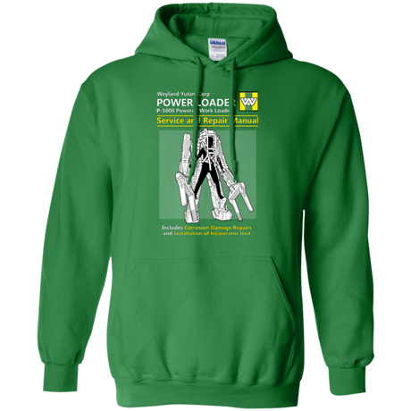 Sweatshirts Irish Green / Small POWERLOADER SERVICE AND REPAIR MANUAL Pullover Hoodie