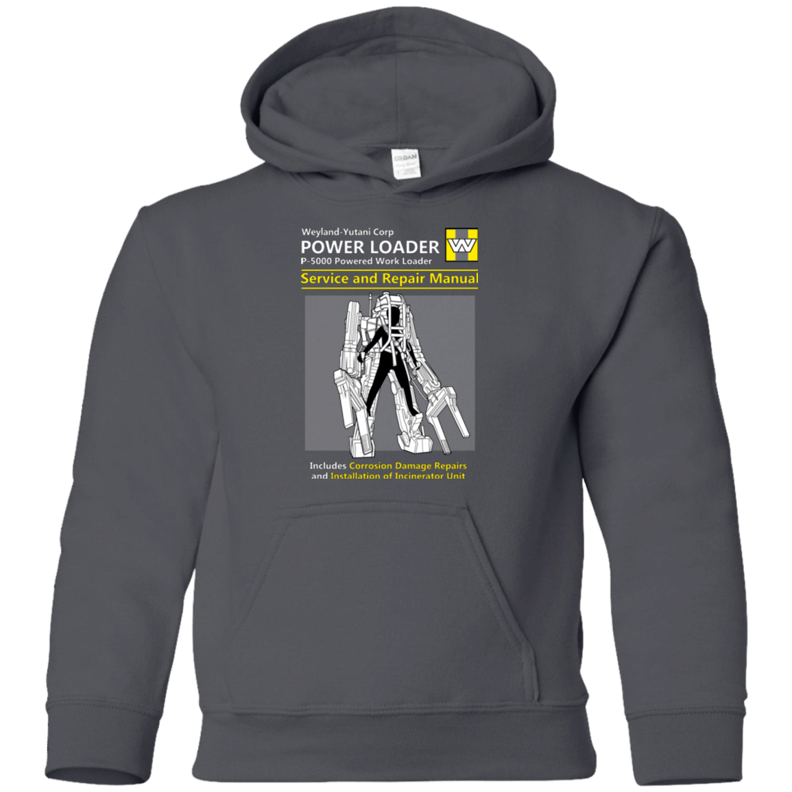 Sweatshirts Charcoal / YS POWERLOADER SERVICE AND REPAIR MANUAL Youth Hoodie