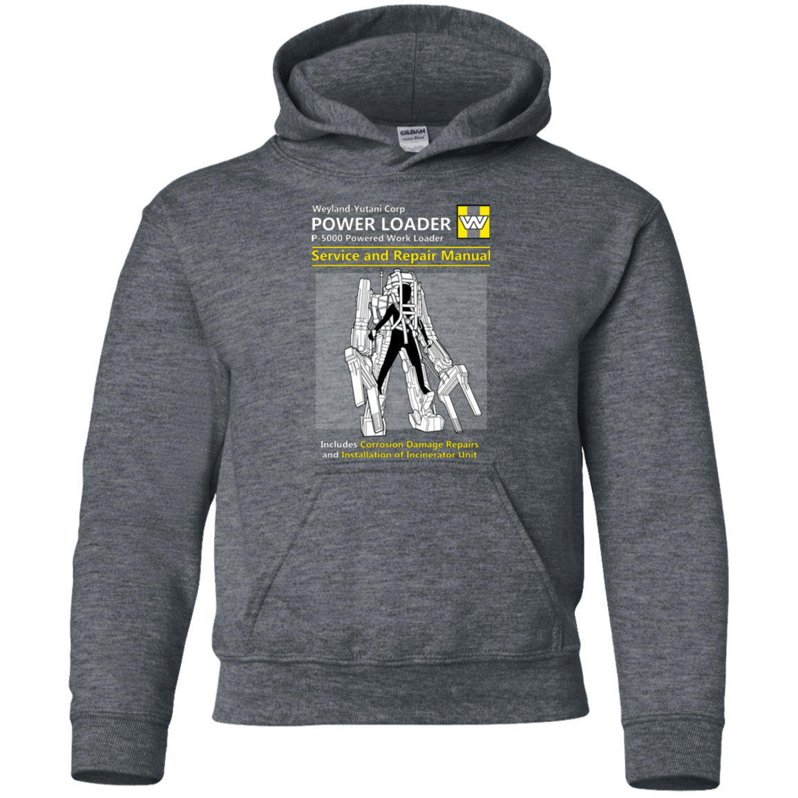 Sweatshirts Dark Heather / YS POWERLOADER SERVICE AND REPAIR MANUAL Youth Hoodie