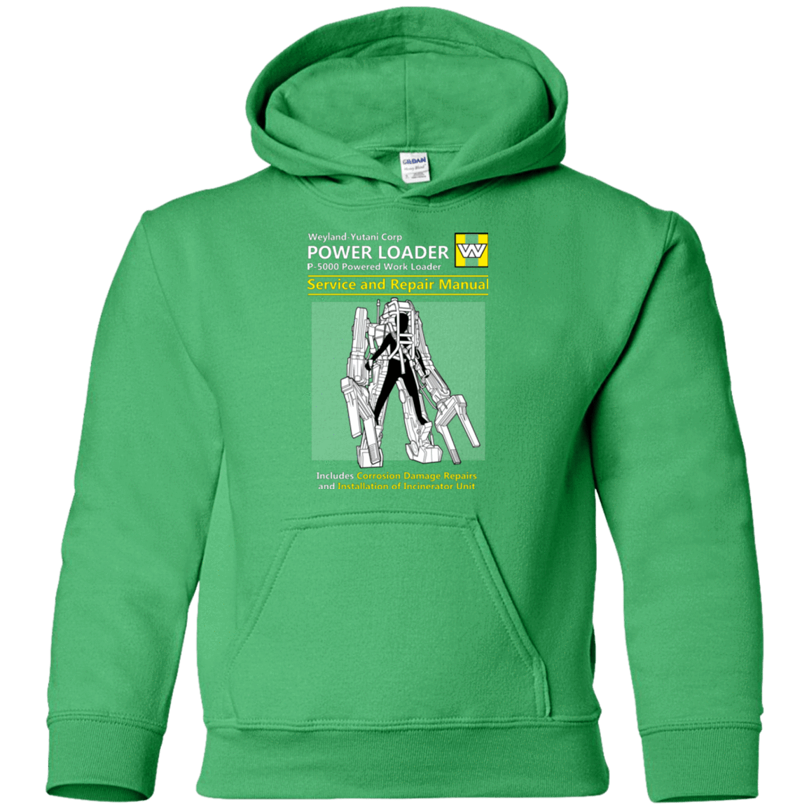 Sweatshirts Irish Green / YS POWERLOADER SERVICE AND REPAIR MANUAL Youth Hoodie