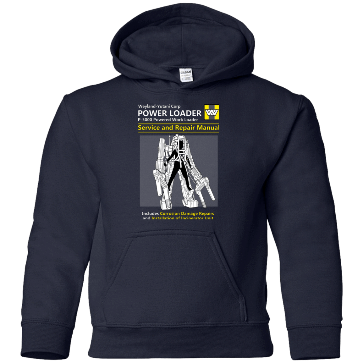 Sweatshirts Navy / YS POWERLOADER SERVICE AND REPAIR MANUAL Youth Hoodie