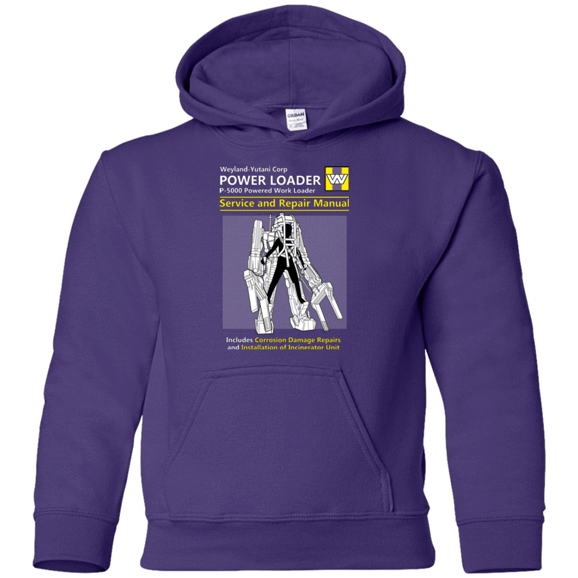 Sweatshirts Purple / YS POWERLOADER SERVICE AND REPAIR MANUAL Youth Hoodie