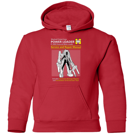 Sweatshirts Red / YS POWERLOADER SERVICE AND REPAIR MANUAL Youth Hoodie