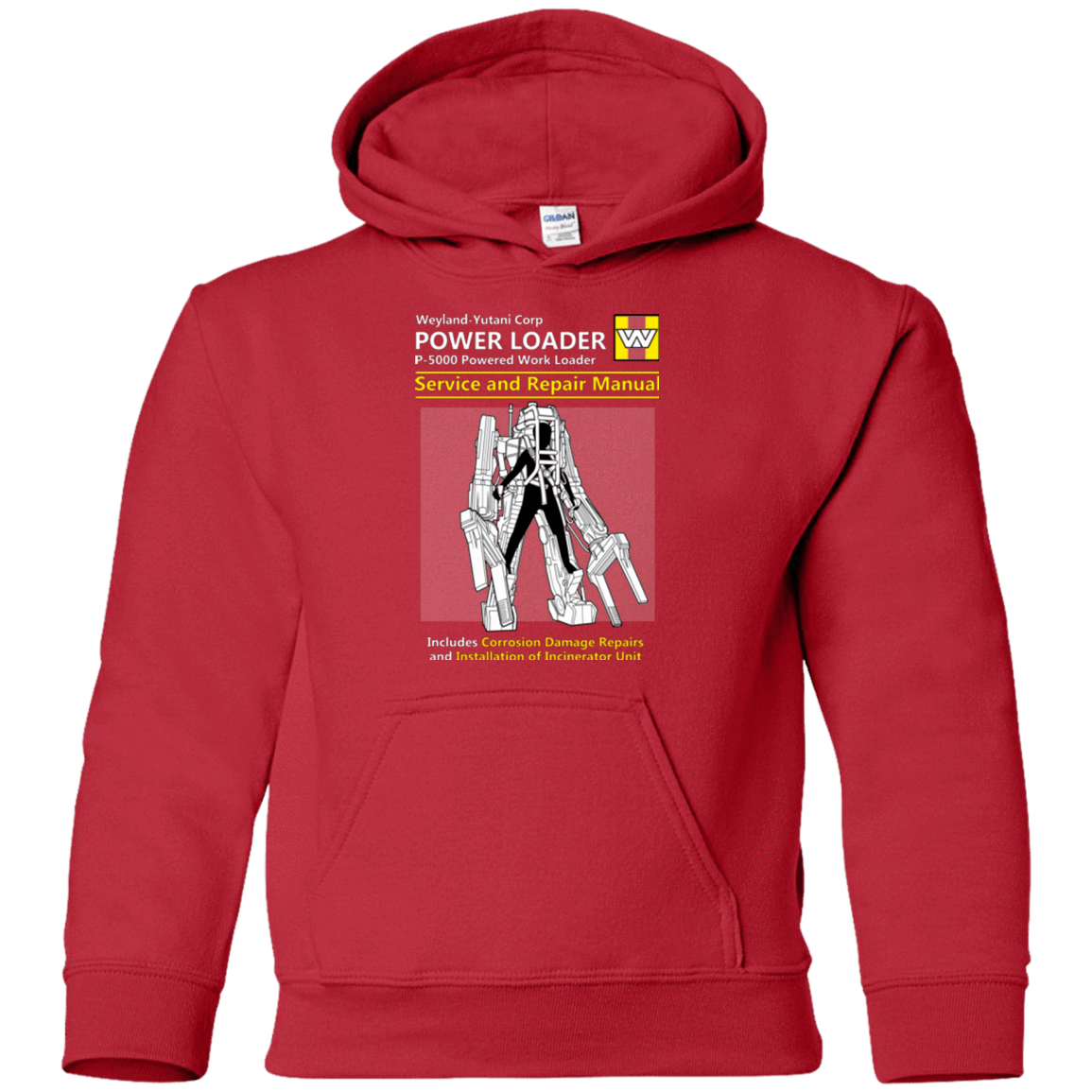Sweatshirts Red / YS POWERLOADER SERVICE AND REPAIR MANUAL Youth Hoodie