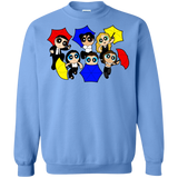 Sweatshirts Carolina Blue / S Powerpuff Friends Crewneck Sweatshirt