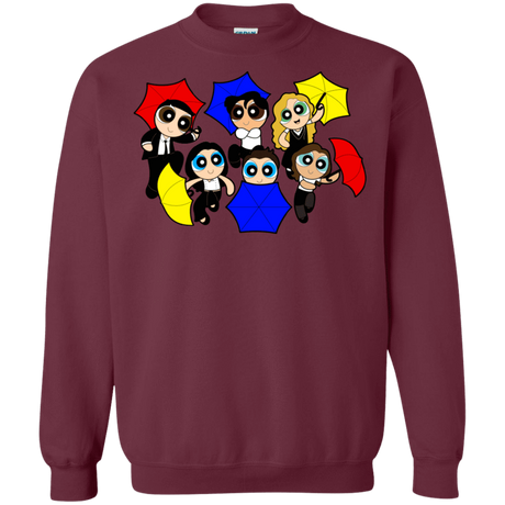 Sweatshirts Maroon / S Powerpuff Friends Crewneck Sweatshirt