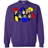 Sweatshirts Purple / S Powerpuff Friends Crewneck Sweatshirt