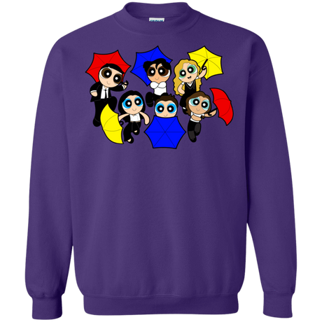 Sweatshirts Purple / S Powerpuff Friends Crewneck Sweatshirt