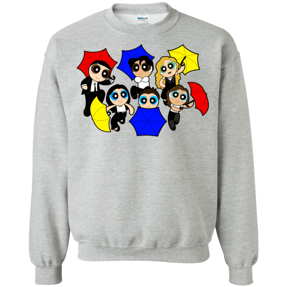 Sweatshirts Sport Grey / S Powerpuff Friends Crewneck Sweatshirt