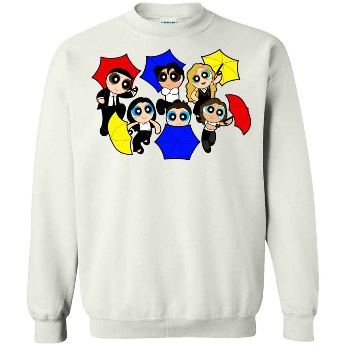 Sweatshirts White / S Powerpuff Friends Crewneck Sweatshirt