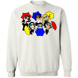 Sweatshirts White / S Powerpuff Friends Crewneck Sweatshirt