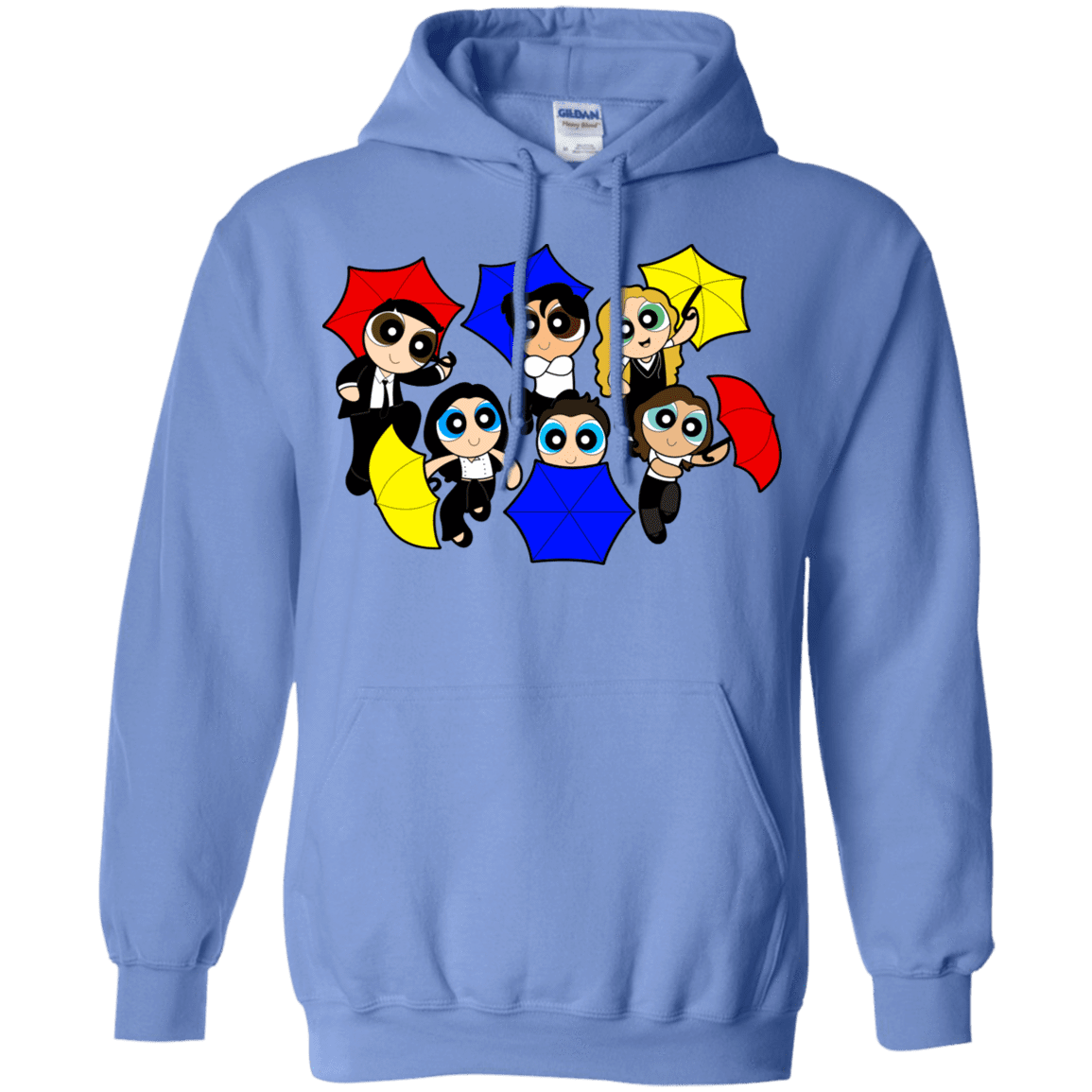 Sweatshirts Carolina Blue / S Powerpuff Friends Pullover Hoodie