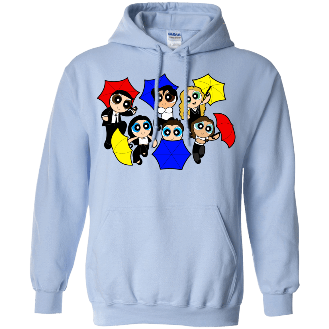 Sweatshirts Light Blue / S Powerpuff Friends Pullover Hoodie