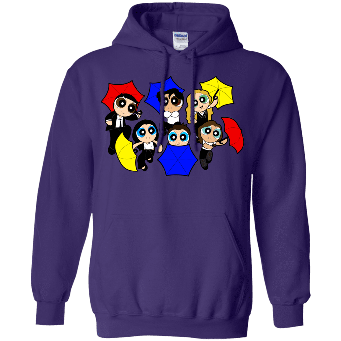 Sweatshirts Purple / S Powerpuff Friends Pullover Hoodie