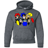 Sweatshirts Dark Heather / YS Powerpuff Friends Youth Hoodie