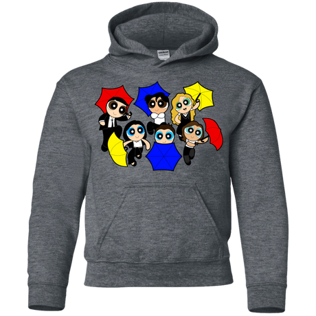 Sweatshirts Dark Heather / YS Powerpuff Friends Youth Hoodie