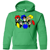 Sweatshirts Irish Green / YS Powerpuff Friends Youth Hoodie