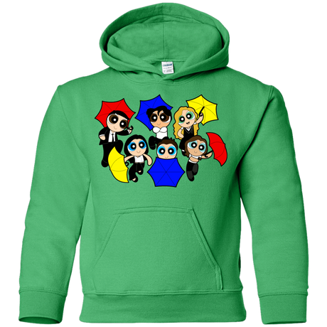 Sweatshirts Irish Green / YS Powerpuff Friends Youth Hoodie