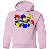 Sweatshirts Light Pink / YS Powerpuff Friends Youth Hoodie