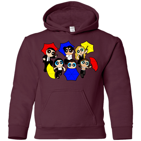 Sweatshirts Maroon / YS Powerpuff Friends Youth Hoodie