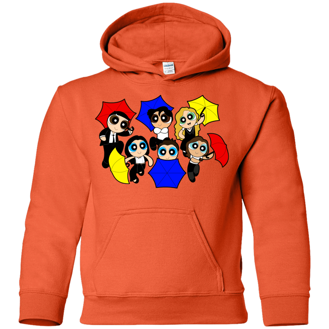 Sweatshirts Orange / YS Powerpuff Friends Youth Hoodie