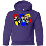 Sweatshirts Purple / YS Powerpuff Friends Youth Hoodie