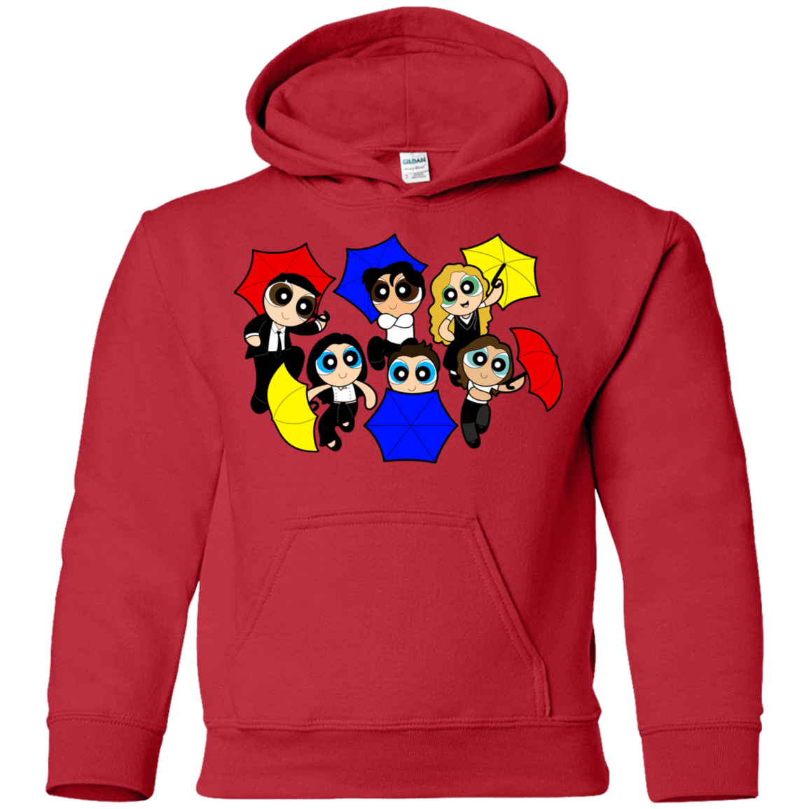 Sweatshirts Red / YS Powerpuff Friends Youth Hoodie