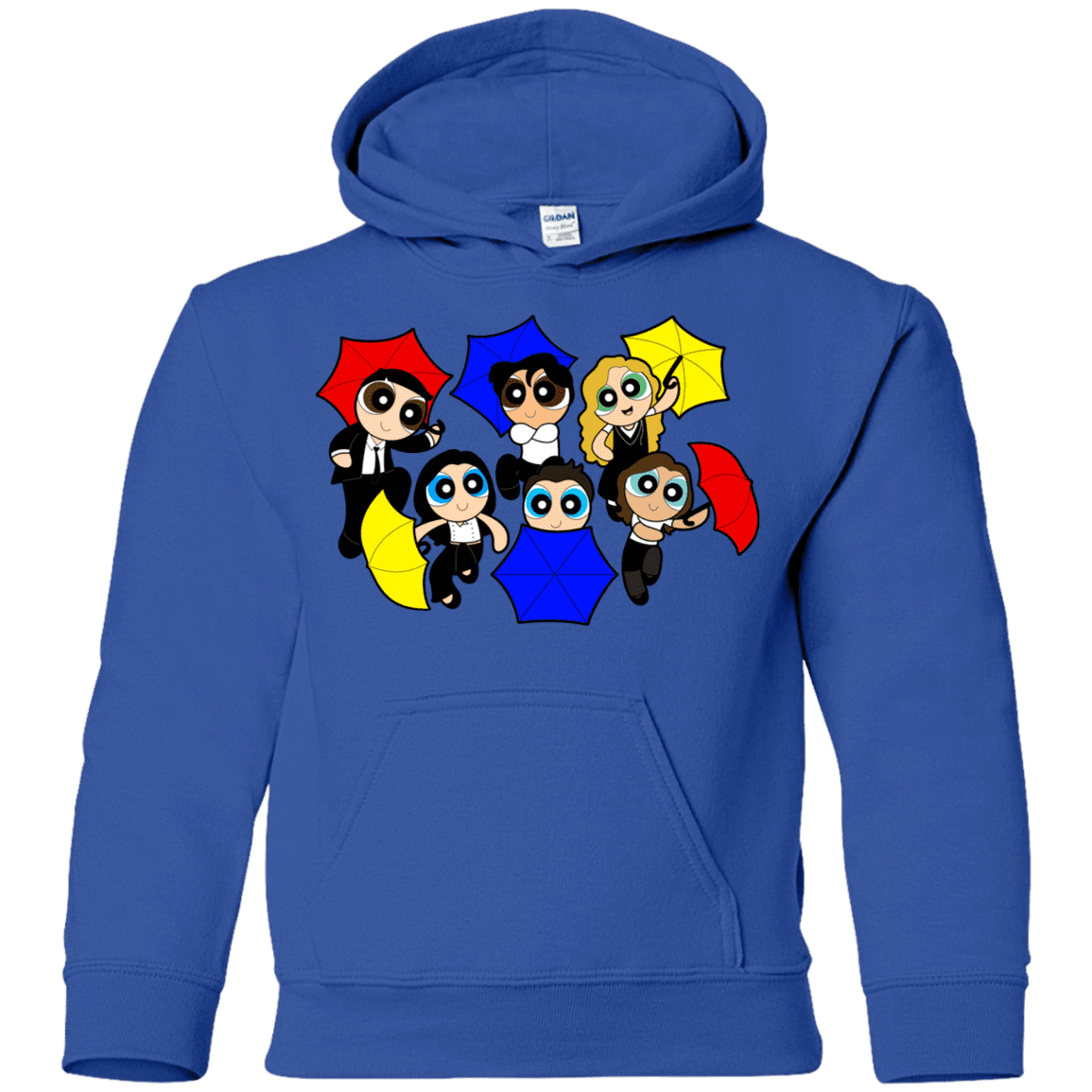 Sweatshirts Royal / YS Powerpuff Friends Youth Hoodie