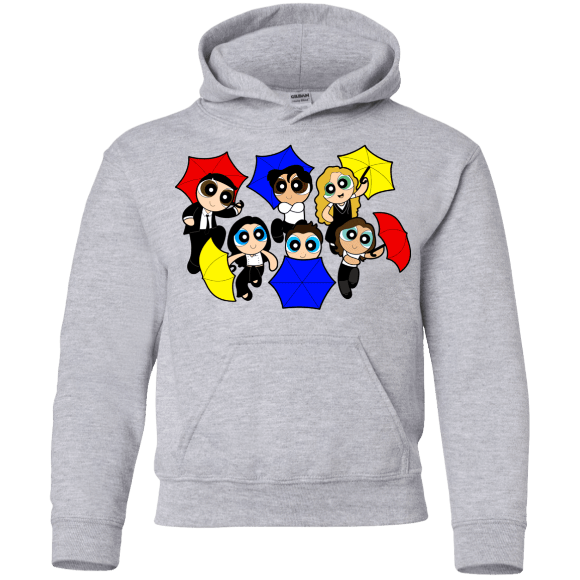 Sweatshirts Sport Grey / YS Powerpuff Friends Youth Hoodie