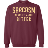 Sweatshirts Maroon / Small PRACTICE MAKES BITTER Crewneck Sweatshirt