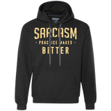 Sweatshirts Black / Small PRACTICE MAKES BITTER Premium Fleece Hoodie