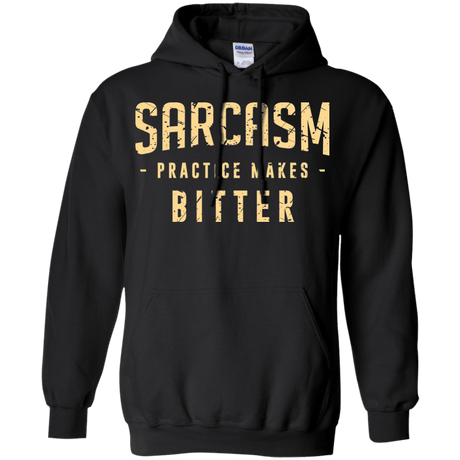 Sweatshirts Black / Small PRACTICE MAKES BITTER Pullover Hoodie